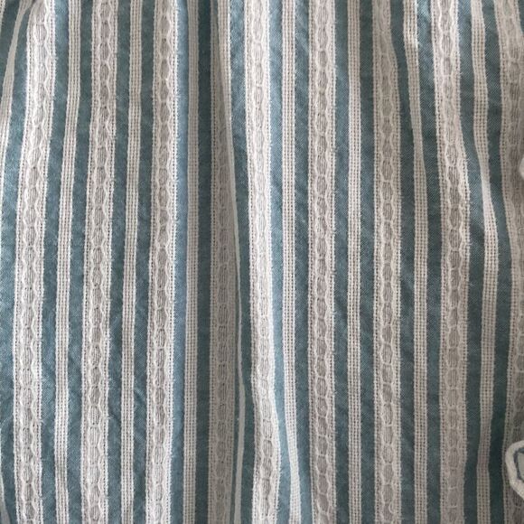 Universal Thread Casual Striped Short Baloon Sleeve Cotton Top with Ruffles - Picture 6 of 10